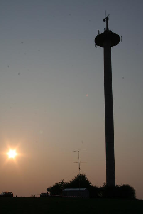 Sunset - die Dritte + Zelt + Turm