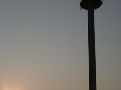 Sunset - die Dritte + Zelt + Turm