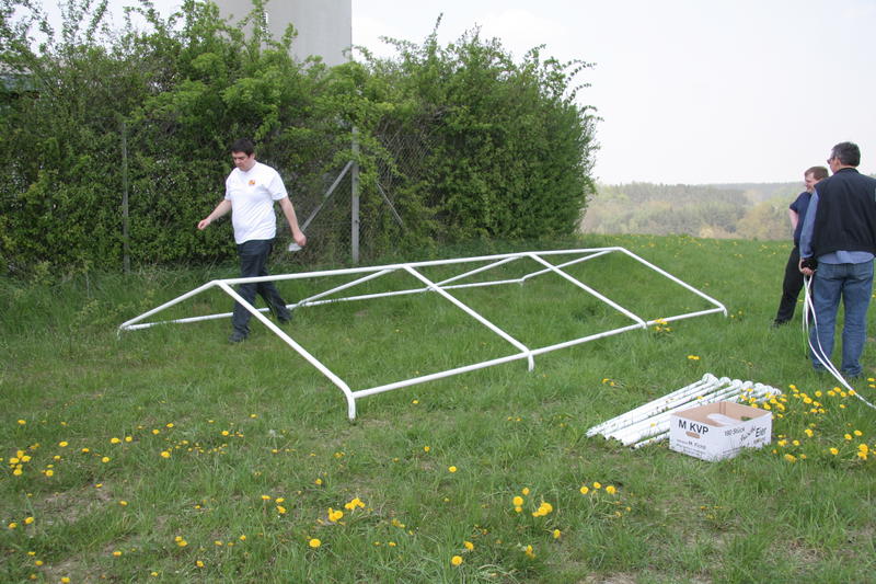 man kann ein Dach erkennen die 2.