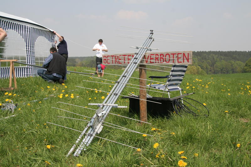 Die Yagis noch zerlegt