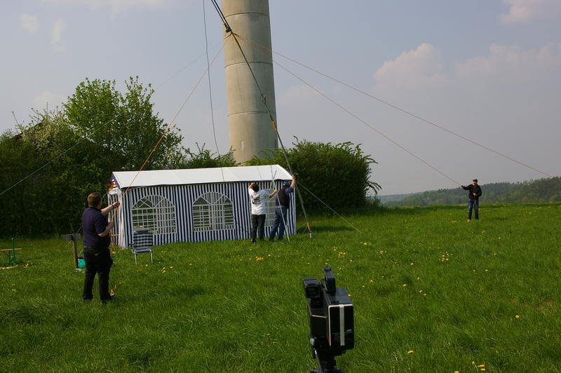 Die Schiefe des Masts und wir