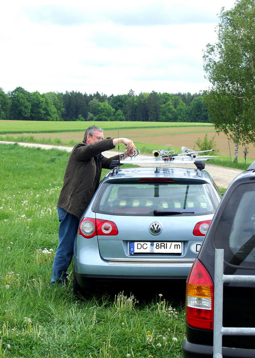 DC8RIs kommerzielle Antennenfuhre