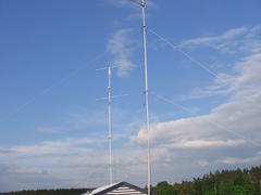 Contestplatz mit Antennen